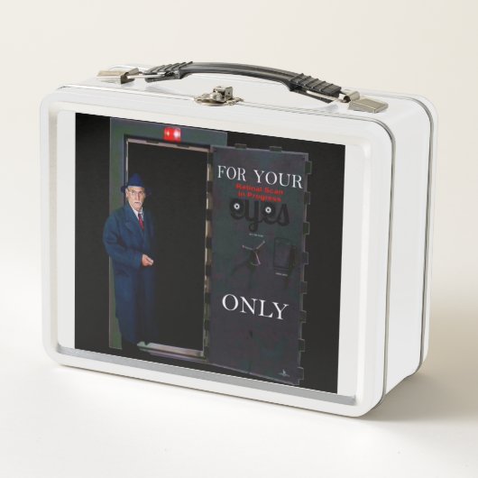 Covid. War Room Metalen Lunchbox (Voorkant)