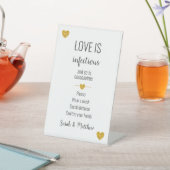 Covid Wedding Voorzorgsmaatregelen Veiligheidsteke Reclamebord Met Voetstuk (Insitu)