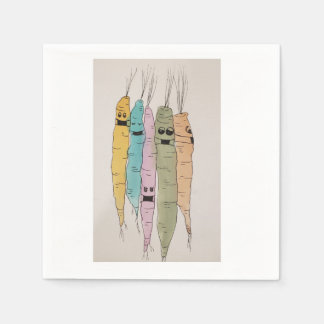 Covid wortelen "Wortel elkaar" Servet