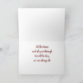 **COVID ZAL ONZE KERSTMIS NIET STOPPEN** SPECIALE  FEESTDAGEN KAART (Binnen)