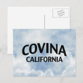 Covina California Briefkaart (Voorkant / Achterkant)