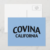 Covina California Briefkaart (Voorkant / Achterkant)