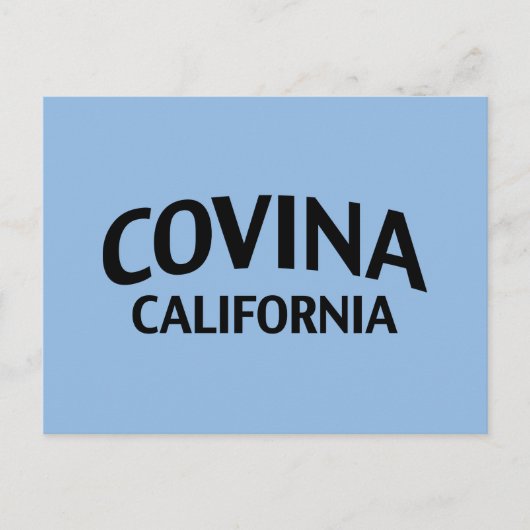 Covina California Briefkaart (Voorkant)