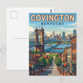 Covington, Kentucky Briefkaart (Voorkant / Achterkant)