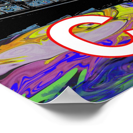 Covington, Kentucky, graffiti Poster (Hoek)