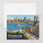 Covington, Kentucky Kentucky Briefkaart (Voorkant / Achterkant)