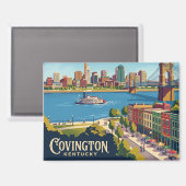 Covington, Kentucky Kentucky Magneet (Voorkant / Achterkant)