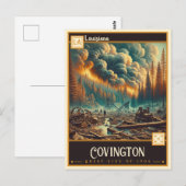 Covington, Louisiana | Antiek Briefkaart (Voorkant / Achterkant)