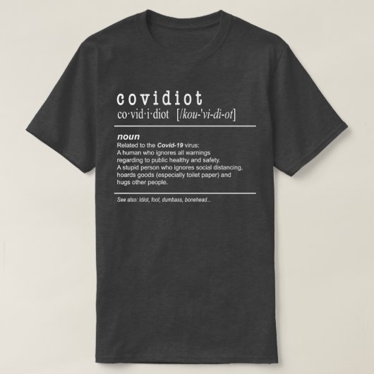 CovNoum Definitie T-shirt (Design voorkant)