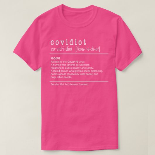 CovNoum Definitie T-shirt (Design voorkant)
