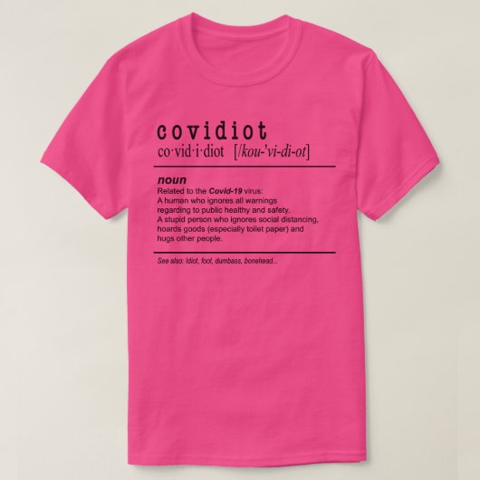 CovNoun-virus T-shirt (Design voorkant)