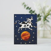Cow Aims Higher, briefkaart (Staand voorkant)