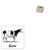 COW ANIMAL RUBBER STAMP RUBBERSTEMPEL (Gestempeld)