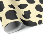 Cow Animal Skin Colour Pattern Design Cadeaupapier (Rol Hoek)