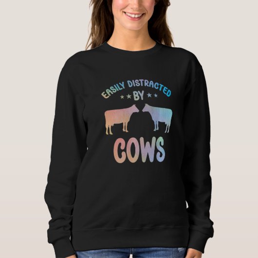 Cow Apparel Farmer Cows Lover for Women & Kids Pre Trui (Voorkant)