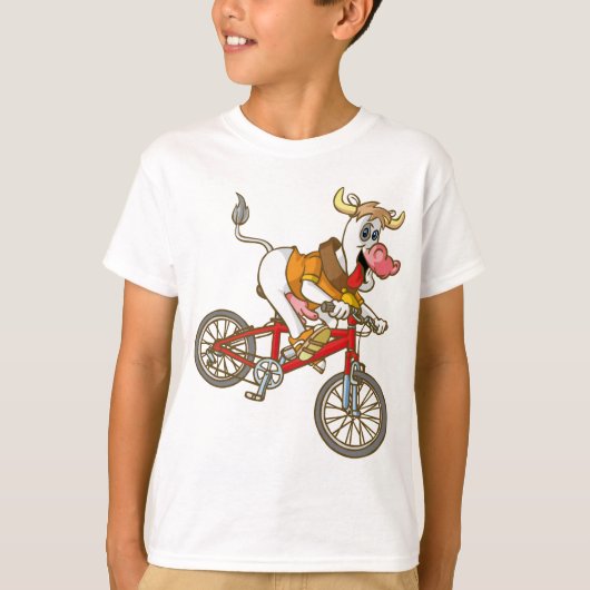 Cow Biking T-shirt (Voorkant)