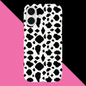 Cow Black and White Pattern Case-Mate iPhone Case