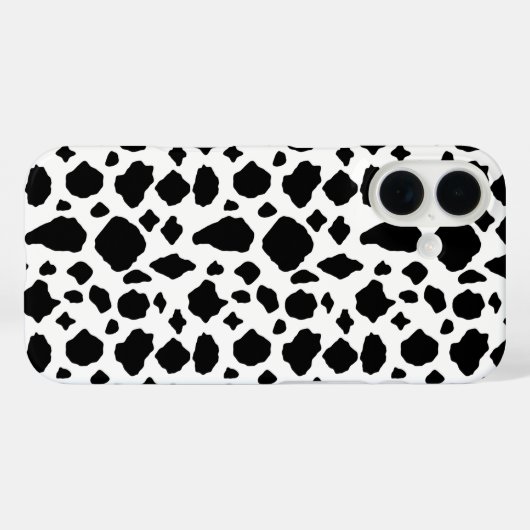 Cow Black and White Pattern Case-Mate iPhone Case (Achterkant (horizontaal))
