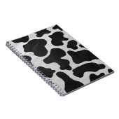 Cow Black en White Print Notitieboek (Rechterzijde)