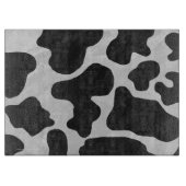 Cow Black en White Print Snijplank (Voorkant)