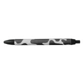 Cow Black en White Print Zwarte Inkt Pen (Voorkant)