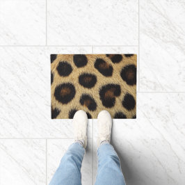 Cow Black White Spots Fur Deurmat