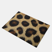 Cow Black White Spots Fur Deurmat (Schuin)