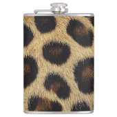 Cow Black White Spots Fur Heupfles (Voorkant)