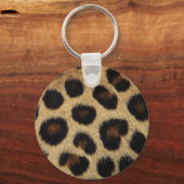 Cow Black White Spots Fur Sleutelhanger (Voorkant)