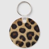 Cow Black White Spots Fur Sleutelhanger (Achterkant)