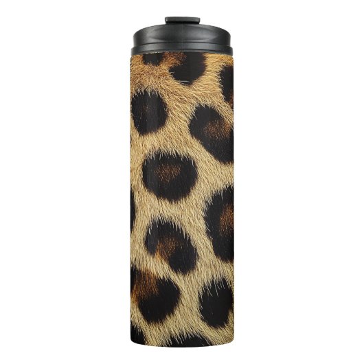 Cow Black White Spots Fur Thermosbeker (Voorkant)