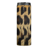 Cow Black White Spots Fur Thermosbeker (Achterkant)