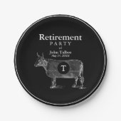  Cow Blanket Retirement B P Bord Monogram (Voorkant)