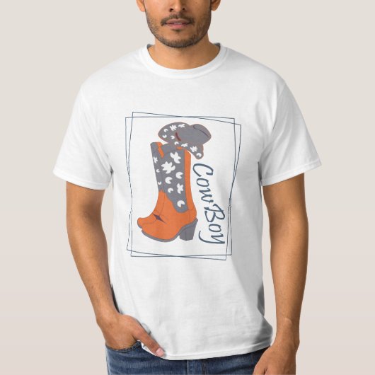 Cow boy t-shirt (Voorkant)