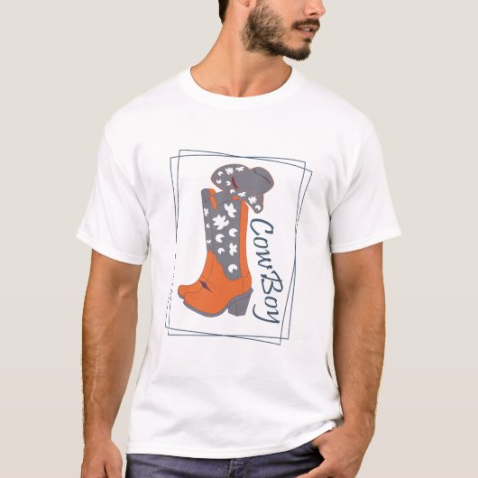 Cow boy t-shirt (Voorkant)
