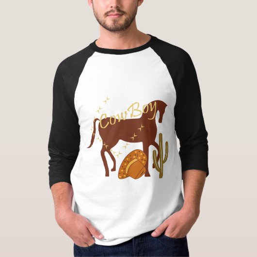 Cow boy t-shirt (Voorkant)