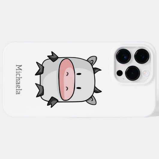 Cow Cartoon Case-Mate iPhone Case (Achterkant (horizontaal))