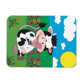 Cow Cartoon Magneet (Horizontaal)