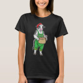 Cow Christmas Candy cane T-shirt (Voorkant)