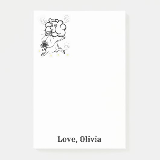 Cow Cloudenotities Kleur Post it Notitie Post-it® Notes (Voorkant)