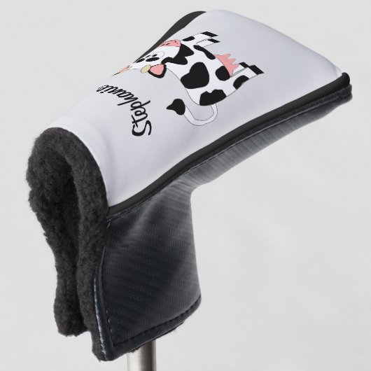 Cow Design Golfheadcover (3/4 voorkant)