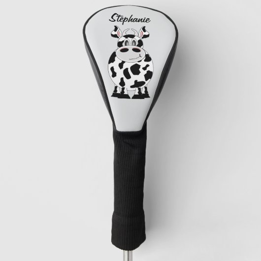 Cow Design Golfheadcover (Voorkant)