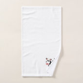 Cow Design Monogrammed Bad Handdoek (Handdoek)