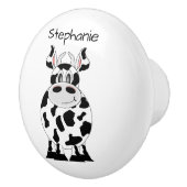 Cow Design Personalised Keramische Knop (Rechts)