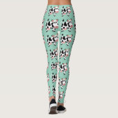 Cow Design You Choose Background Colour Leggings (Achterkant)