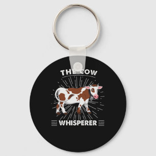 Cow Gift   De koeientoeriersglimlach Sleutelhanger