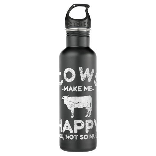 Cow Gifts for Cow Lovers - Funny Cow Humor  Waterfles (Voorkant)