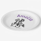 Cow Girl Papieren Bordje (Gekanteld)