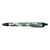 Cow Green en White Print Zwarte Inkt Pen (Bodem)
