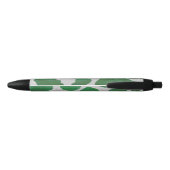 Cow Green en White Print Zwarte Inkt Pen (Achterkant)